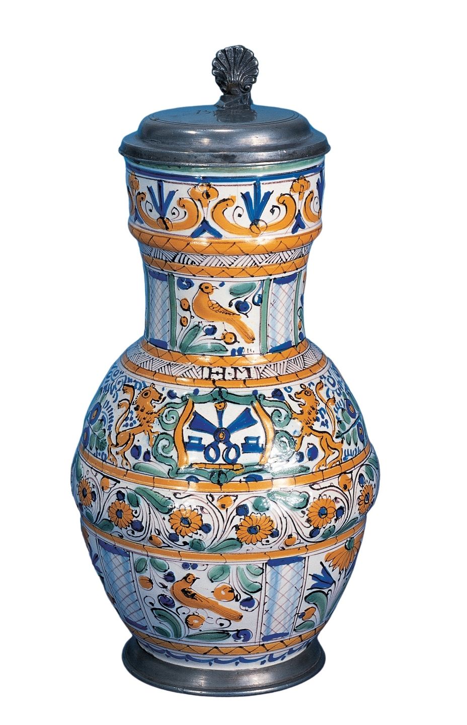 haban-faience-guild-jug-dated-1739-tailors