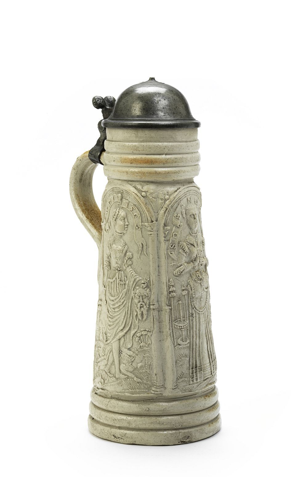 siegburg-stoneware-flagon-judith-lucretia-susanna-16th-century