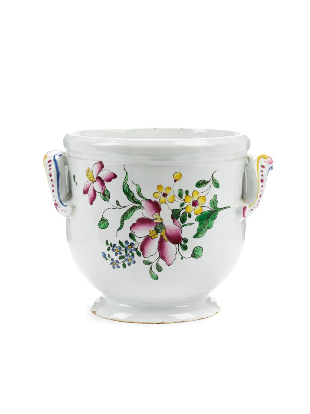 strasbourg-faience-cachepot-flower-18th-century