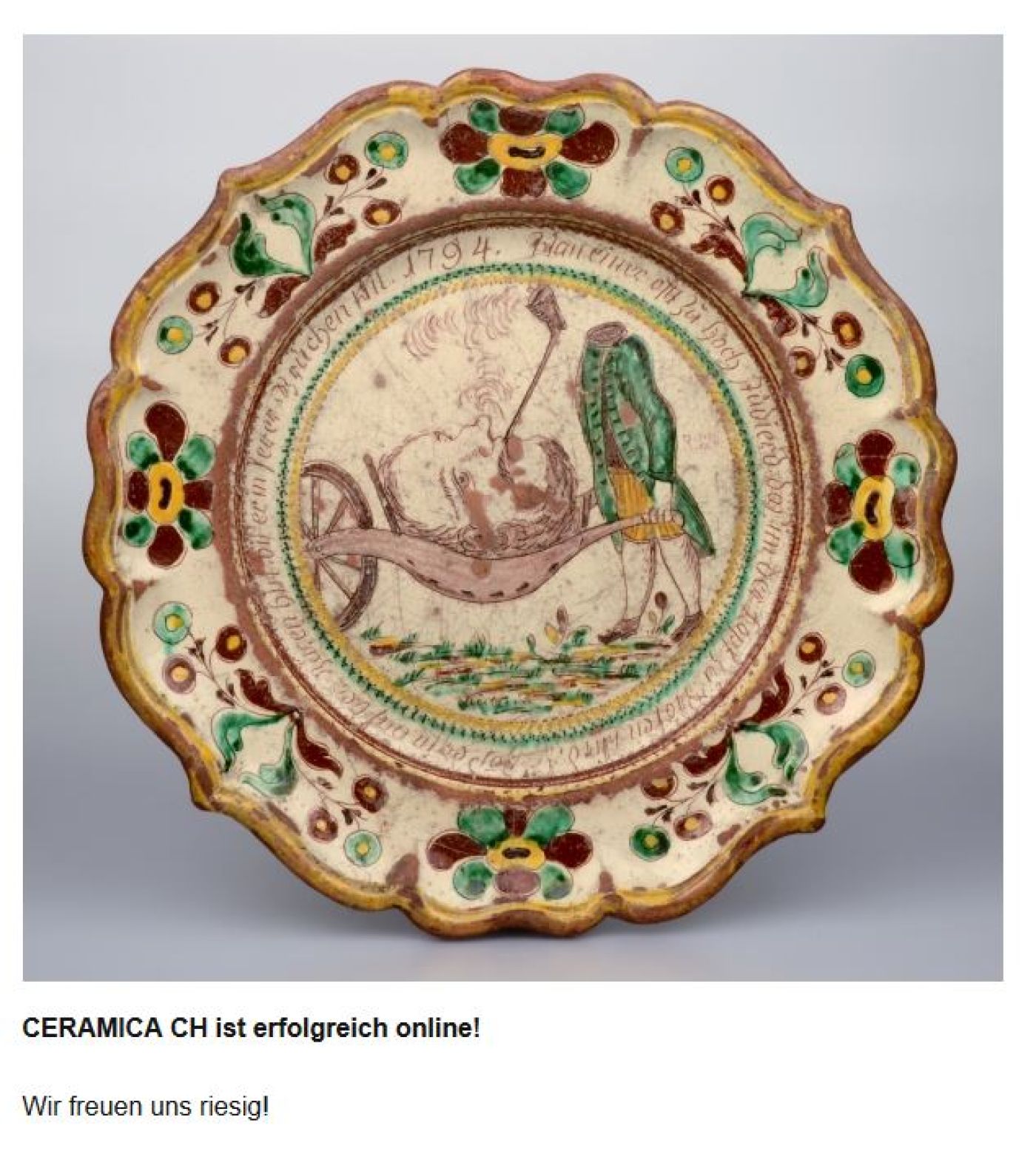 Bildatenbank Keramik in Schweizer Museen