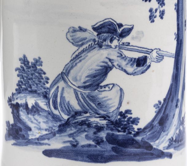 Friedberg-Fayence-Jagdkrug-Hirsch-1760-detail