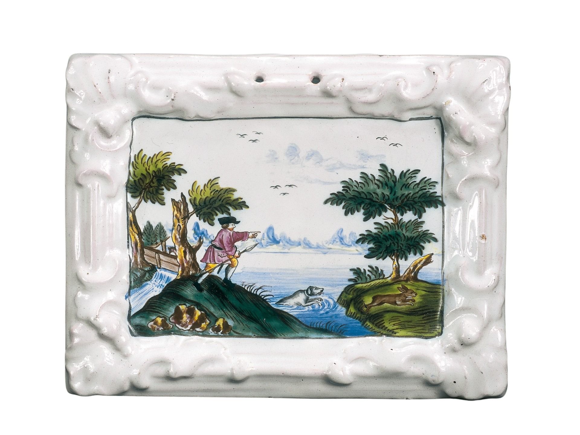 kuenersberg-faience-hunting-plaque-18th-century