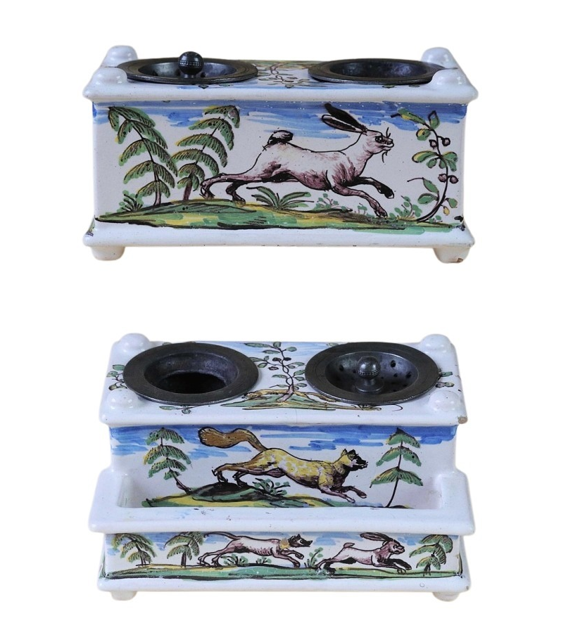 crailsheim-faience-inkstand-hunting-18th-century