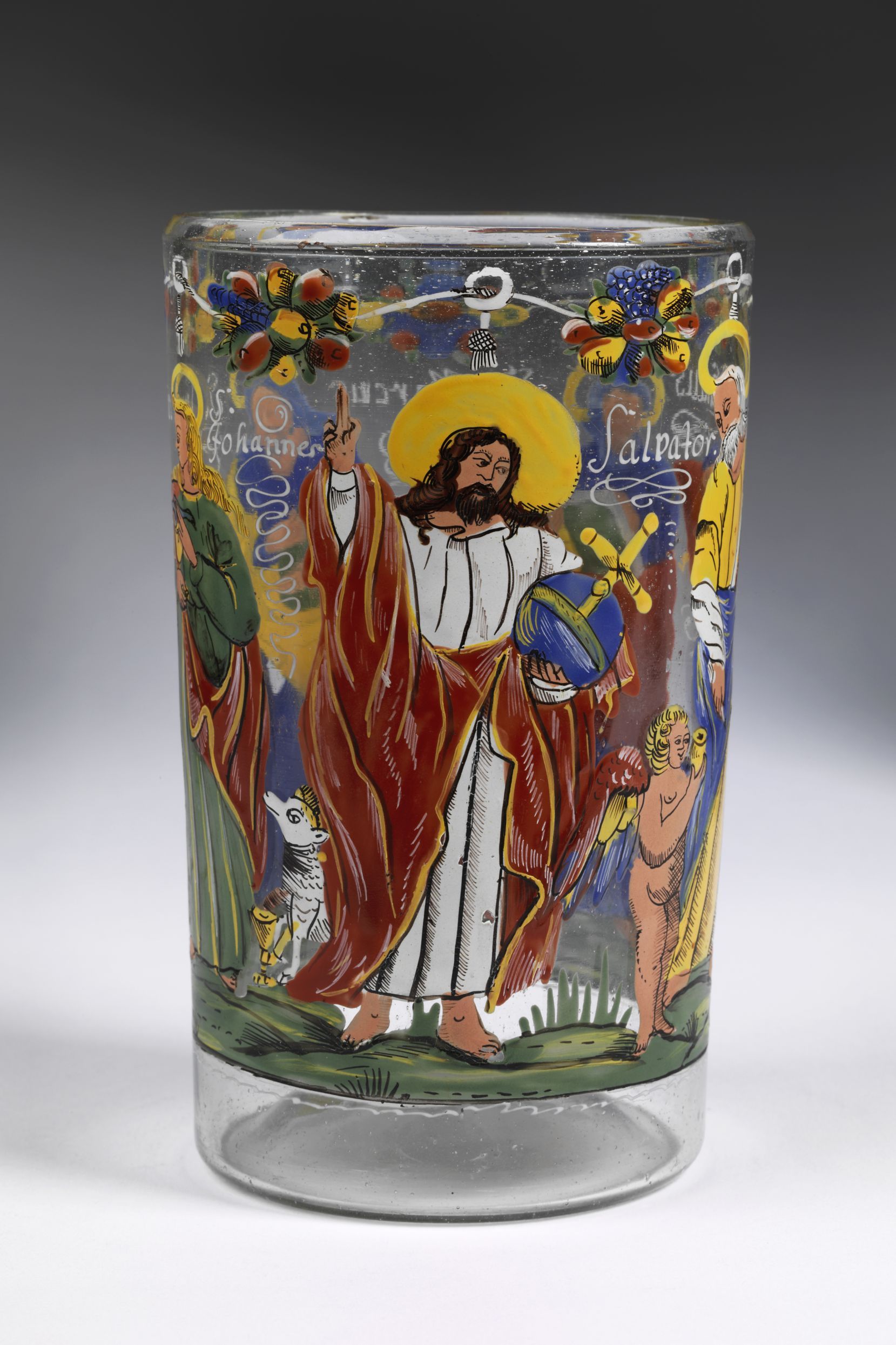 Evangelisten-Glas-Humpen-um-1670
