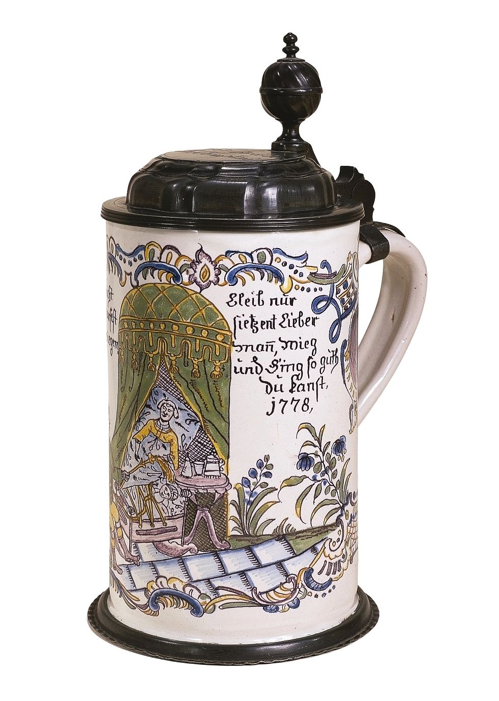 ansbach-faience-tankard-popp-dated-1778