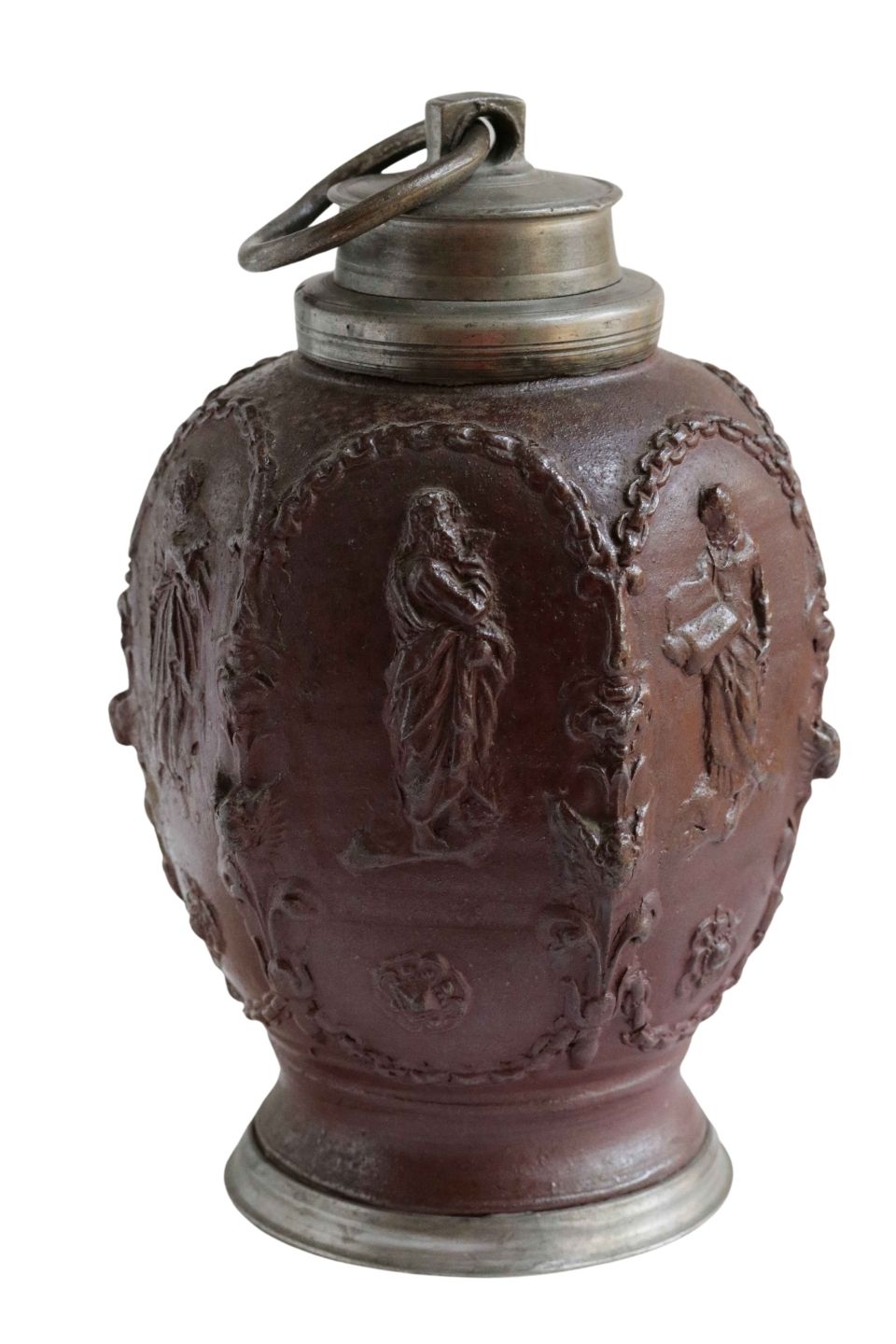 creussen-german-stoneware bottle-apostle-17th-century