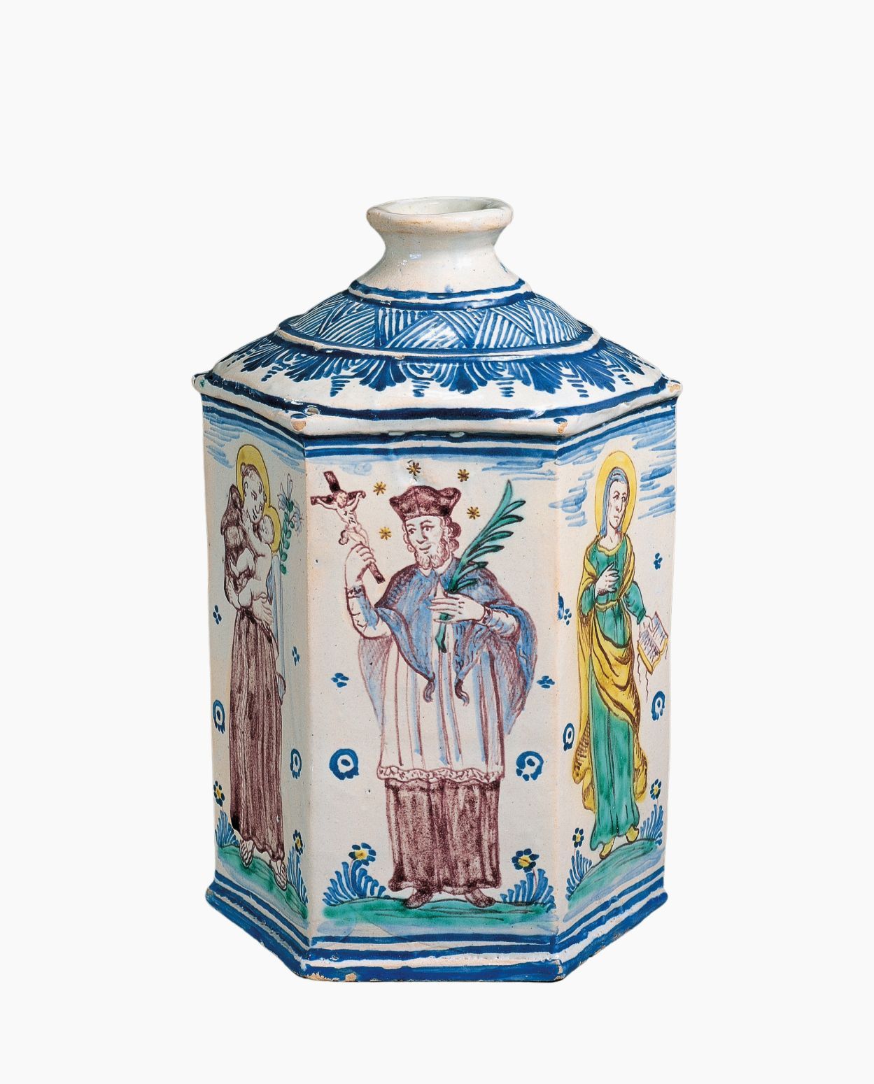 gmunden-fayence-flasche-blaue-periode-um-1750