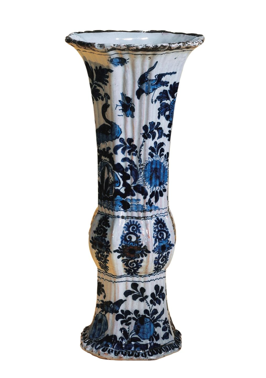 berlin-faience-vase-ribbed-wolbeer-17th-century
