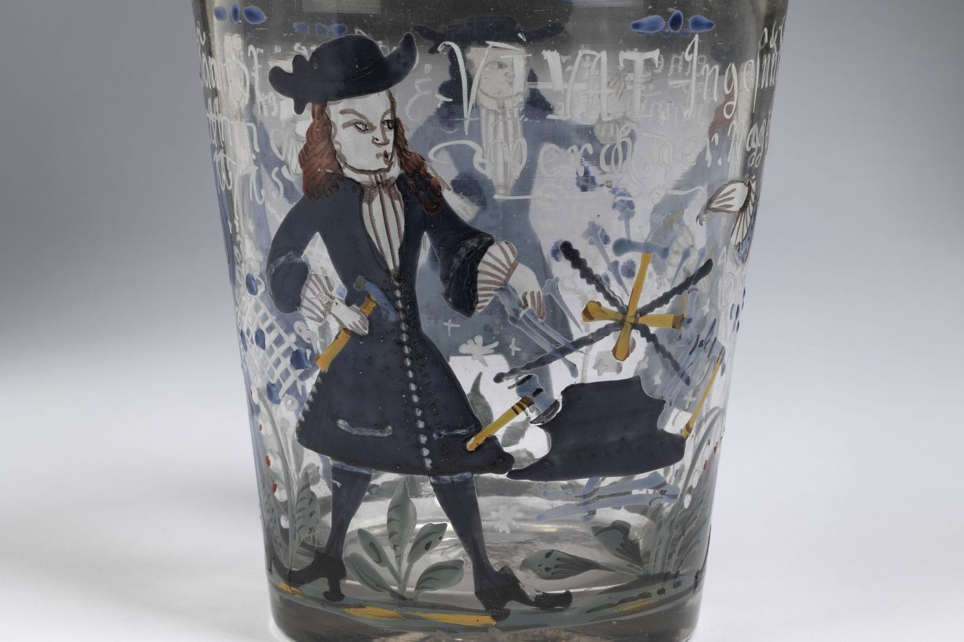 Bohemian-Nailsmith-Guild-Glass-dated-1715