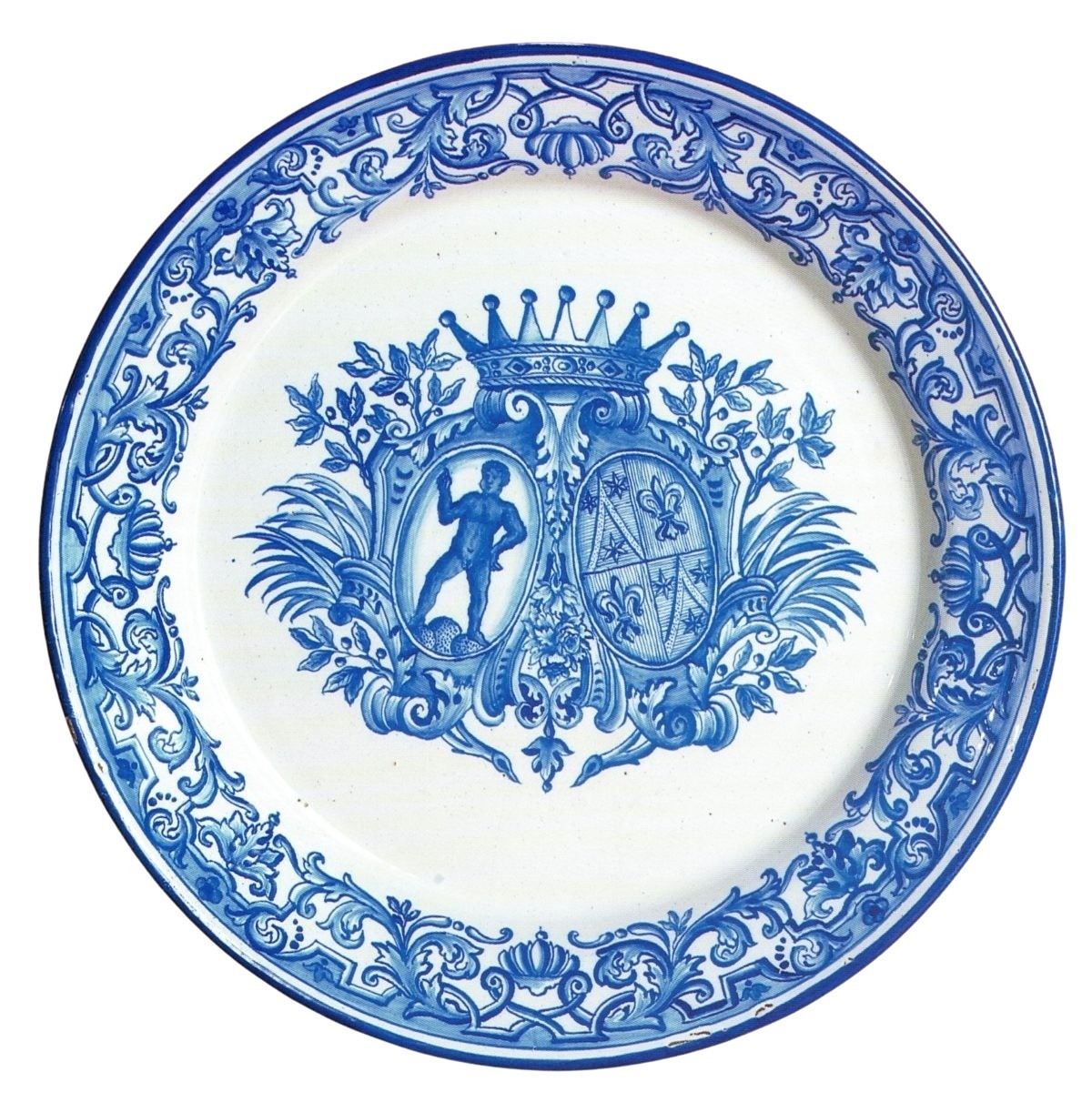 baroque-bayreuth-faience-plate-armorial-18th-century