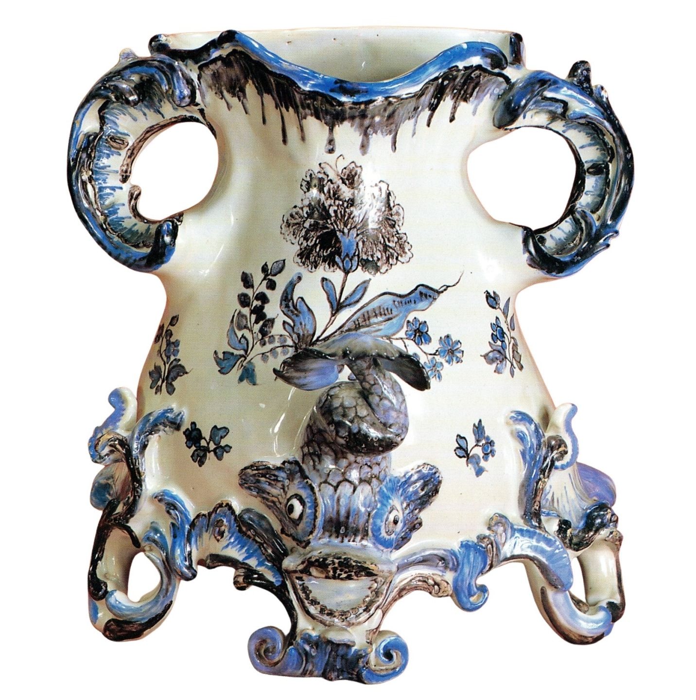 baroque-german-faience-water-fountain-dolphin-18th-century