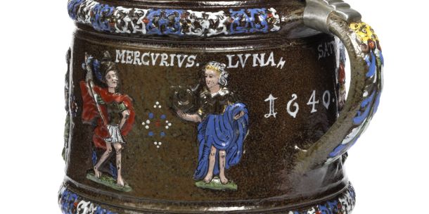 creussen-stoneware-tankard-planets-dated-1640-detail