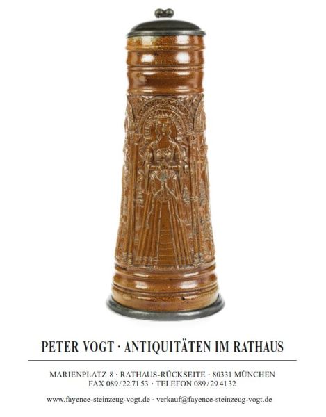 2021 Catalogue Early Faience Stoneware Peter Vogt Munich