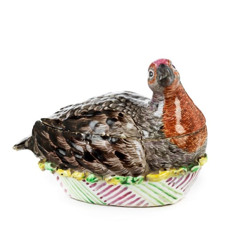 proskau-faience-partridge-tureen-18th-century