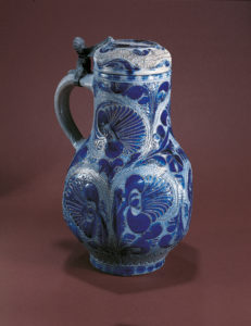 18th century Westerwald Saltglazed stoneware Jug