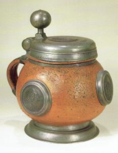 17th century Altenburg Saltglazed Stonware Stein ca. 1685