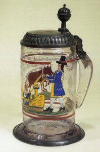Böhmischer Glashumpen 1796 datiert