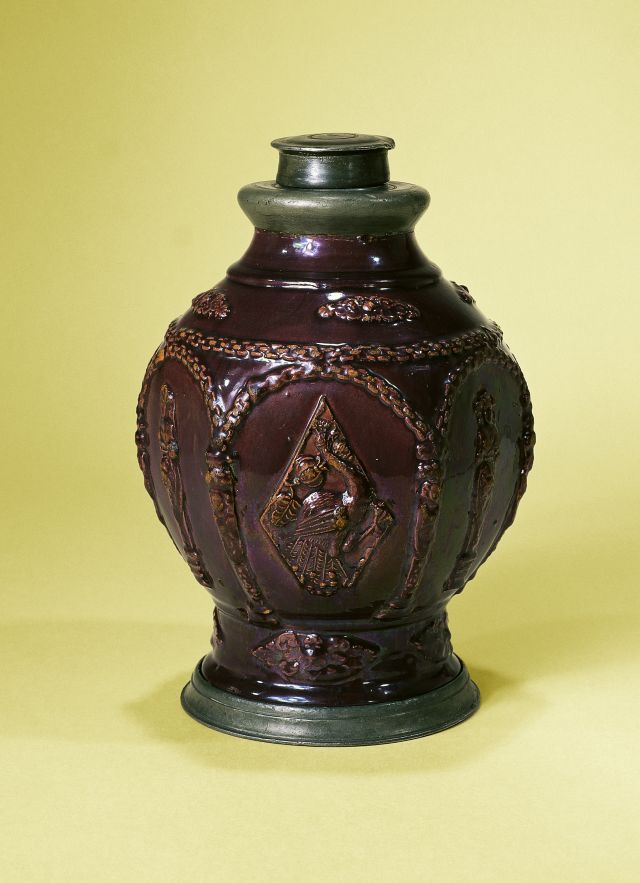 17th century Bunzlau Ceramic stoneware Bottle