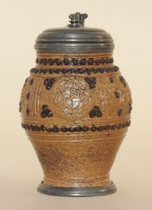 17th century Altenburg Code of Arms Stoneware Stein ca. 1650