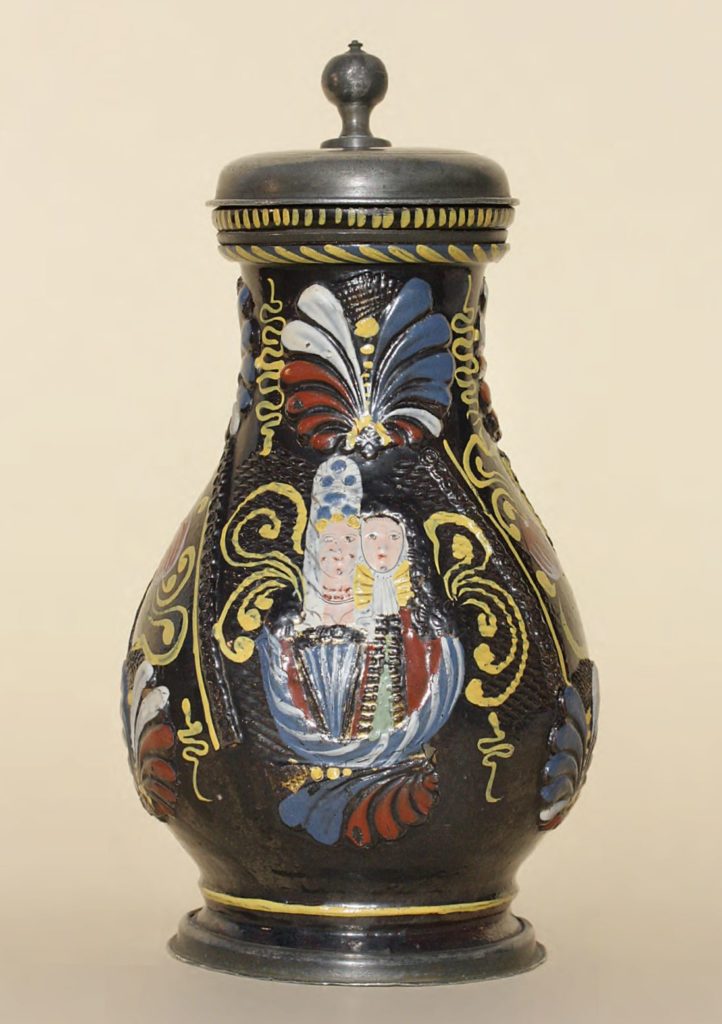 Dippoldiswalde-Annaberg-Stoneware Elector Stein ca. 1700 H. 25 cm