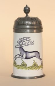 Bayreuth Tankard ca. 1758 Manufakturmarke „BPF“, H. 23 cm