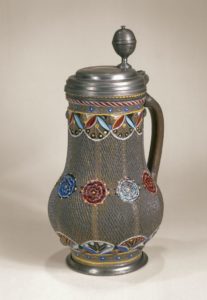 grman-stoneware-Freiberger Steinzeugkrug um 1670