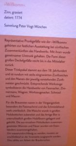 Willkomm Museum Dachau Bier lokal Ausstellung Sammlung Peter Vogt München