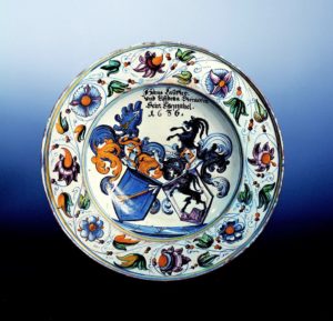 fayence winterthurer-wappen-platte-1636-datiert