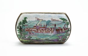 18th century Enamel Snuff Box Joh. Andreas Bechdolff Ellwangen ca. 1765