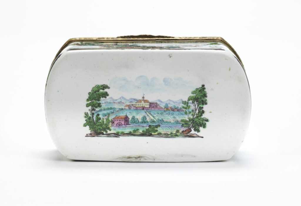 18th century Enamel Snuff Box Joh. Andreas Bechdolff Ellwangen ca. 1765