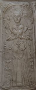 Details saltglazed stoneware Siegburg Flagon dated 1565 applied relief Susanna