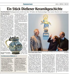 Landsberger Tagblatt Ammersee 05.05.17 Diessener Keramik
