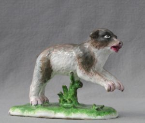 Straßburger Fayence Jagd Hund Paul Hannong um 1750