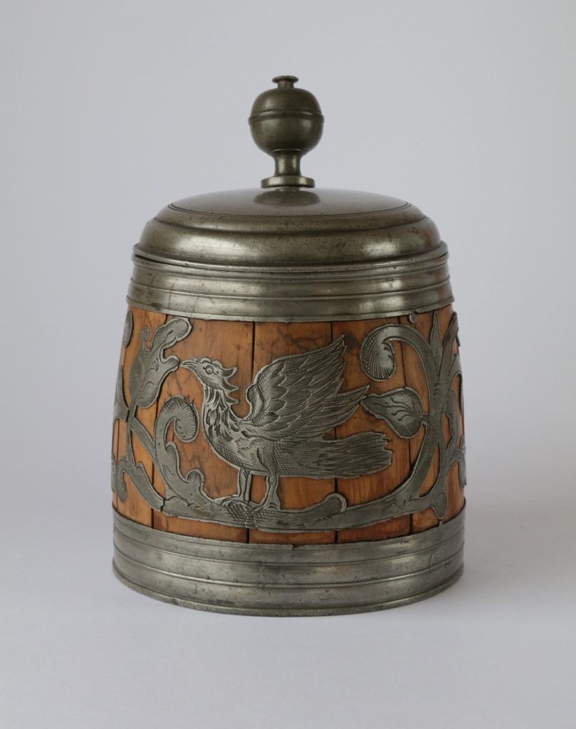 Kulmbache Daubenkrug Pewter Wood early 18th century