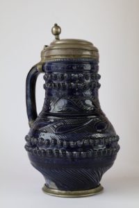17th century saltglazed stoneware Muskau Birnkrug um 1700
