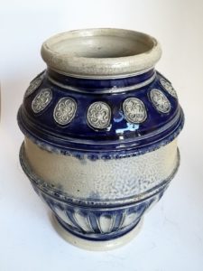Antique Westerwald stoneware apothecary jar 17thcentury