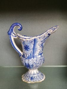 18th century Faience Pitcher Nurnberg ca 1750