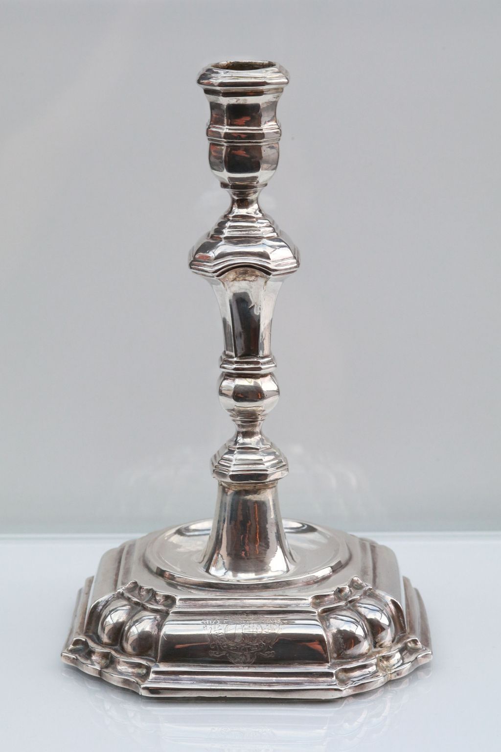 Baroque Silver Candlestick Augsburg early 18th century works of art