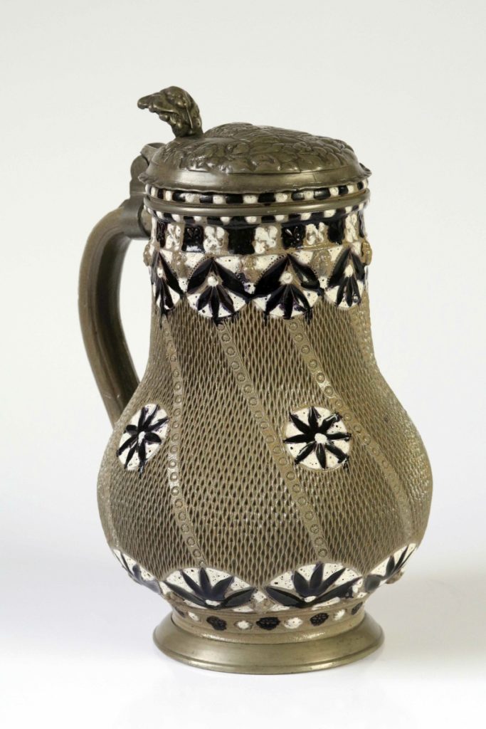 17th century works of art Freiberg saltglazed stoneware Jug