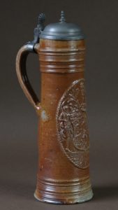 Raeren Stoneware flagon with coat of arms 16th century