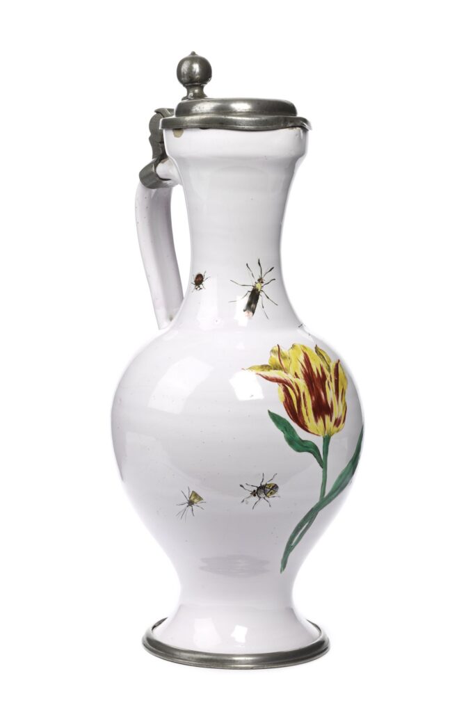 Kuenersberg-faience-jug-hausmaler-18th-century-