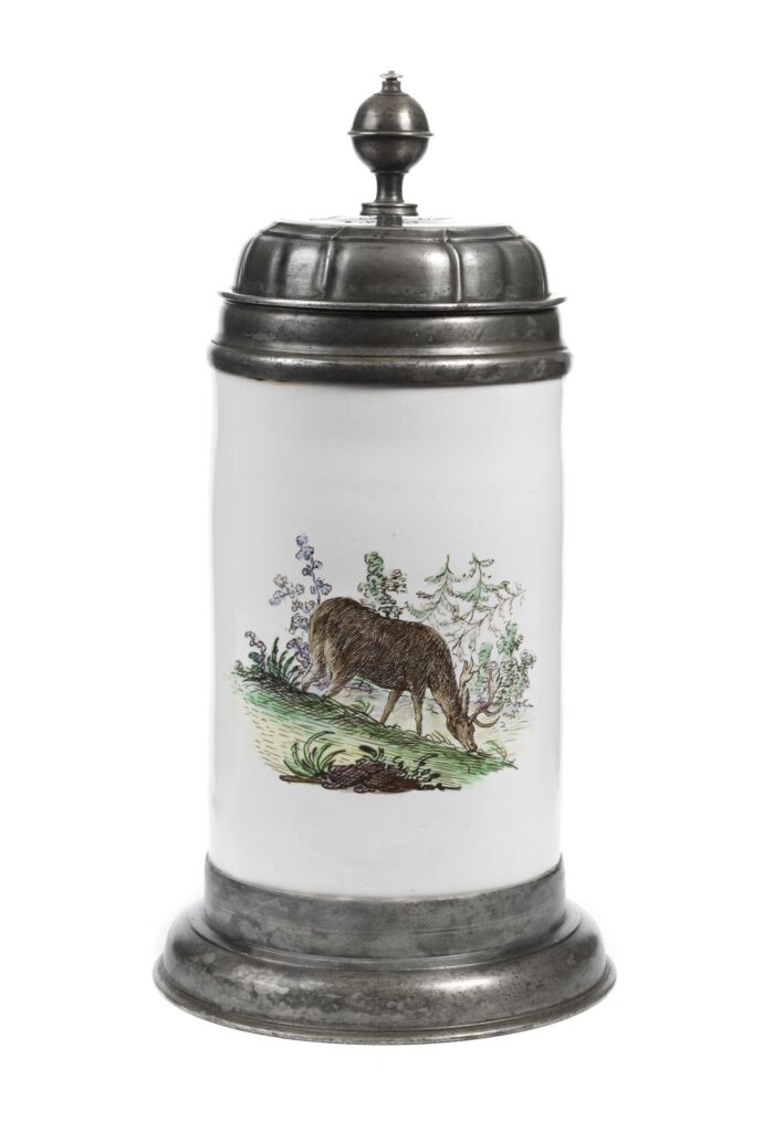 Proskau-Fayence-Jagdkrug-um-1800